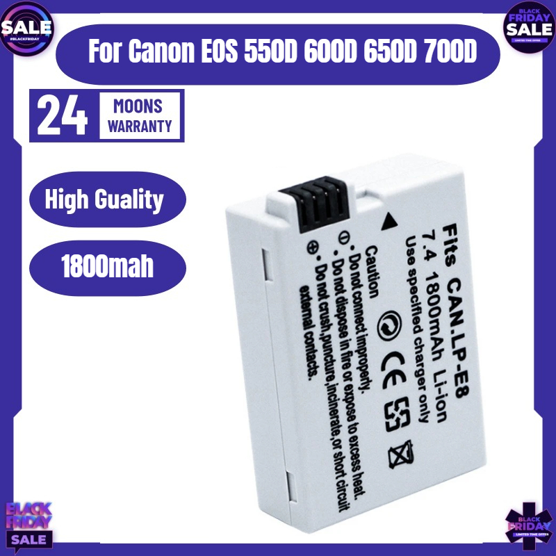 Drone Camera - New LP-E8 Camera Battery for Canon