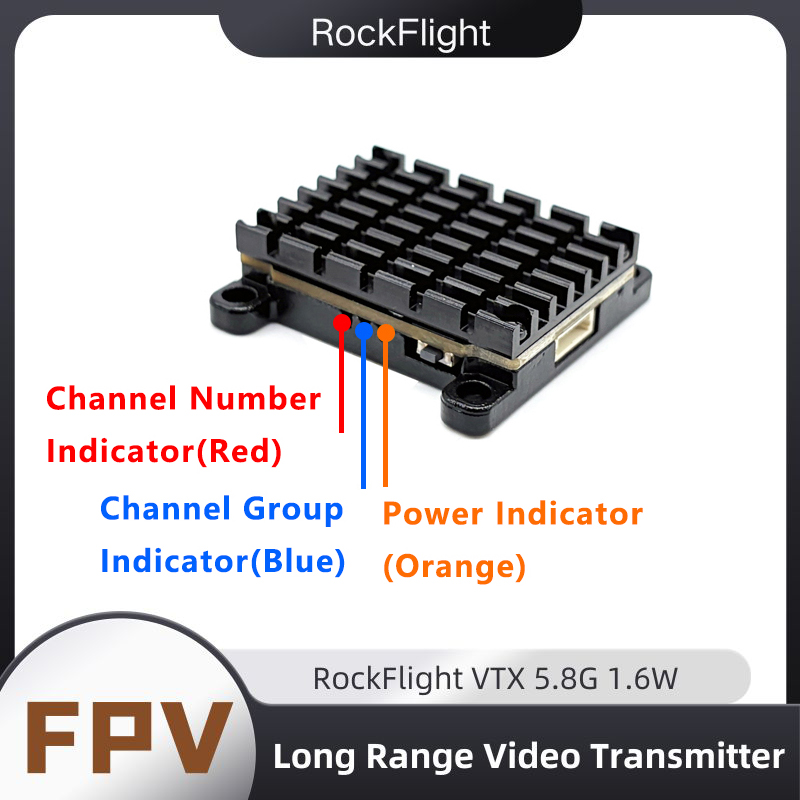 RockFlight TX663 VTX 5.8G 48CH - Drone Transmitter 评论和价格
