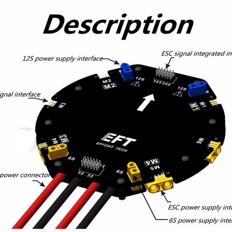 EFT Large Current Power Distri - Drone Power Distribution Board 评论和价格