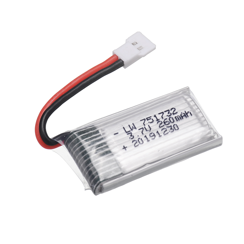 3.7V 260mAH Lipo Battery With  - Eachine Drone E010 评论和价格